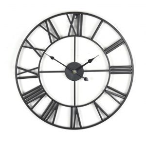 ZEGAR 40CM METALOWY ŚCIENNY LOFT VINTAGE