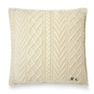 RALPH LAUREN – Kremowa poduszka dekoracyjna