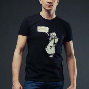 T-shirt MIASTO JEST MOJE męski czarny