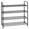 Półka na buty Brunbeste 2594 metalowa czarna 4-poziomowa