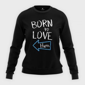 Bluza klasyczna damska Born to love him