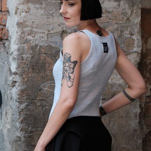 Bokserka damska szara