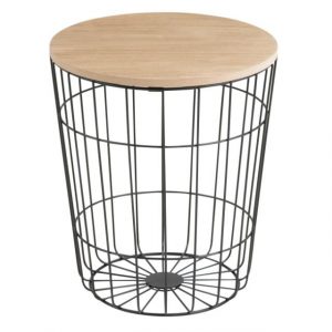 Stolik kawowy Lotus 34cm czarny Actona