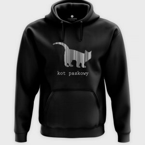 Bluza z kapturem Kot paskowy