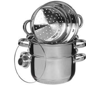 Garnek Edenberg EB 8908 24 cm garnki do gotowania na parze PAROWAR