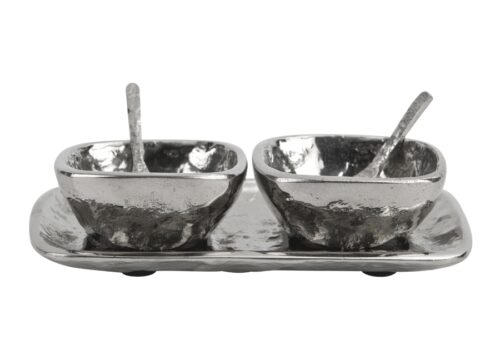 Komplet 2 misek na tacy