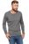 MĘSKI SWETER WRANGLER ROLL EDGE CREW GREY MARL W8624RGVB