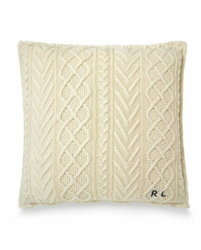 RALPH LAUREN – Kremowa poduszka dekoracyjna