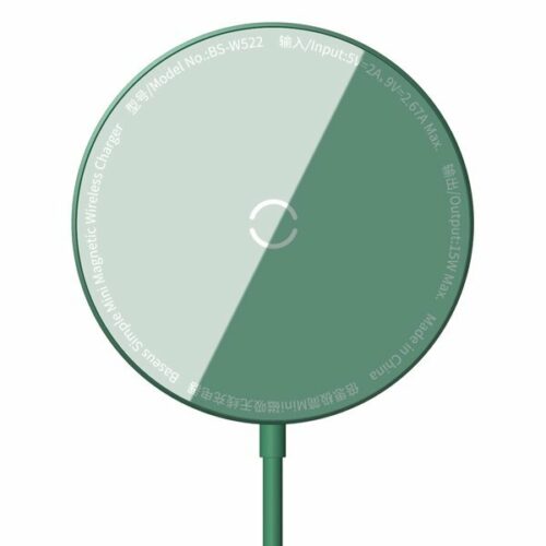 Baseus Simple Mini Magnetic | Ładowarka indukcyjna bezprzewodowa Qi do iPhone 12 MagSafe 15W