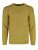 Żółty sweter męski z bawełnianej dzianiny S-KIRK