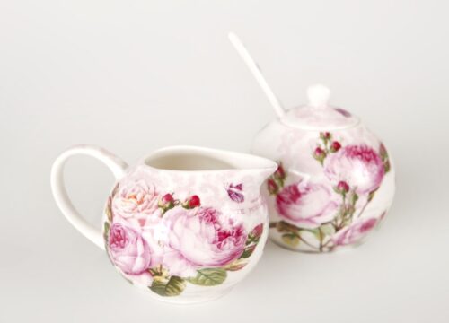 Kpl. Cukiernica 150ml + Mlecznik 150ml Rose