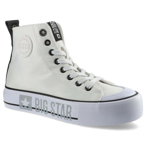 Białe Sneakersy Damskie Big Star Wygodne Buty