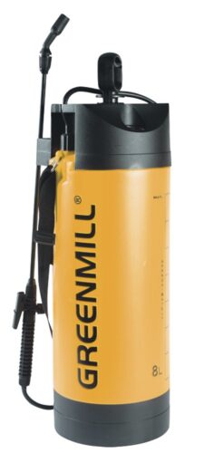 Opryskiwacz Ciśnieniowy z Manometrem – Z Akcesoriami – 8 l Greenmill