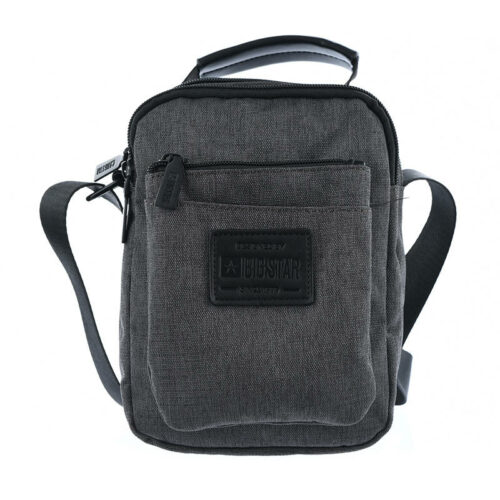 Szara Saszetka Big Star Męska Modna Torba