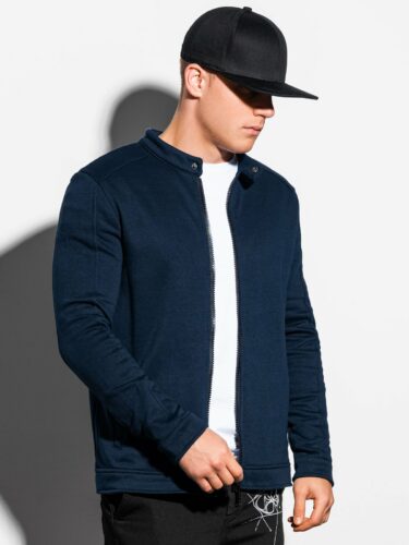 Bluza męska rozpinana bez kaptura B1071 – granatowa – M