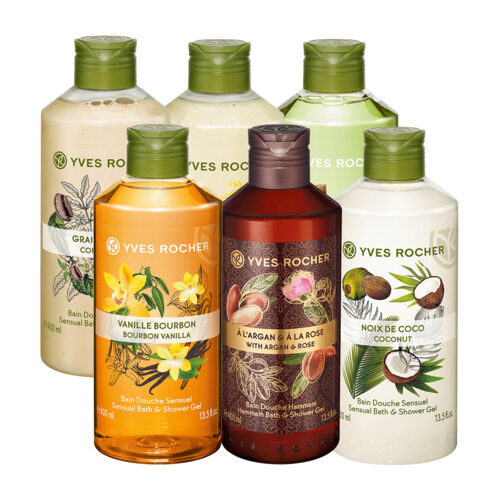 Zestaw 6 żeli pod prysznic Zmysłowy relaks