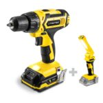 Akumulatorowa wiertarko-wkrętarka PSCS 11-20V plus Lampa robocza PWLS10