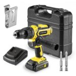 Akumulatorowa wiertarko-wkrętarka udarowa PHDS 11-20V plus Lampa robocza PWLS10